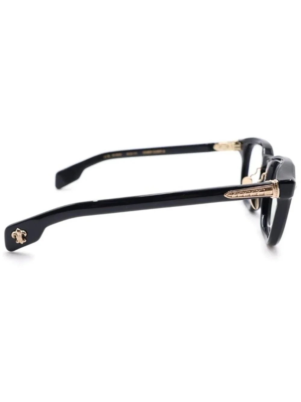 Chrome Hearts Chirp Sunglasses Black Frame Reinforced Acetate 49 Eyewear